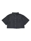 Diesel Cinnix Logo-embroidered Shirt In Black