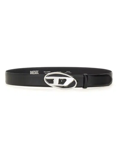 Diesel Women B-1dr Belt In Black