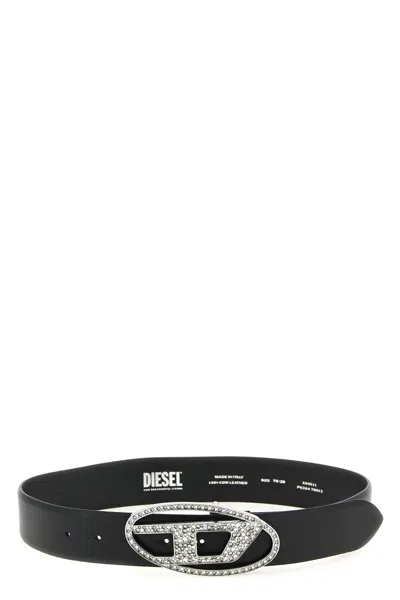 Diesel Cintura 'b-1dr Strass' In Black