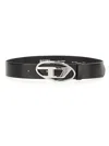 Diesel Belt With Oval D Buckle In Black