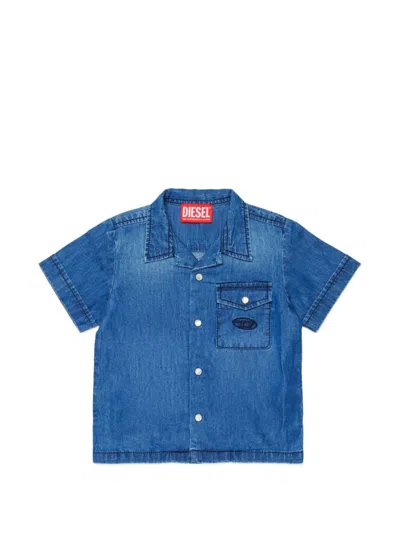 Diesel Cirib Denim Shirt In Blue