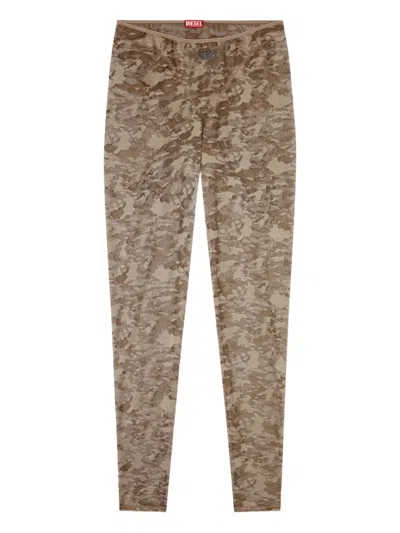 Diesel Claire Leggings In Brown