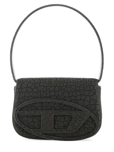 Diesel Classic Mini Shoulder Handbag In Black