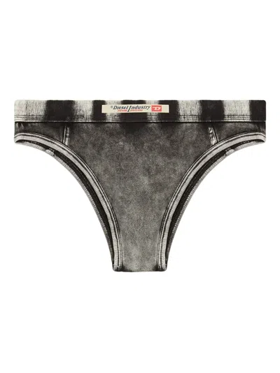 Diesel Underwear Set Contrast Stitching Elasticated Waistband In Black