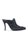 Diesel D-cloud ml Denim Mules In Black