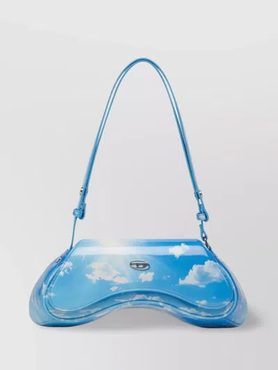 DIESEL CLOUD PRINT SHOULDER BAG
