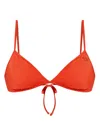 Diesel Cloudy Bikini Top In Orange