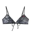 Diesel Cloudy-d-pop Bikini Top In Black