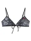Diesel Cloudy-d-pop Bikini Top In Grau