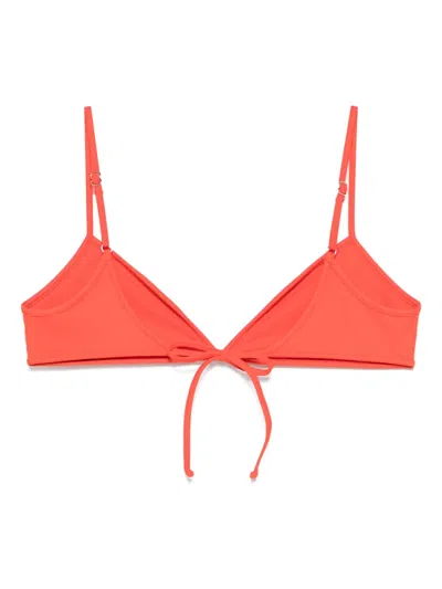 Diesel Cloudy-d-pop Bikini Top In Orange