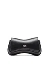 Diesel Womens T8013 Play Leather Clutch Bag In Black