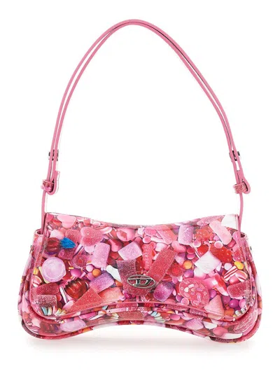 Diesel 'clutch Play' Pink Polyurethane Bag