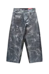 Diesel Coated Jeans Black In Black