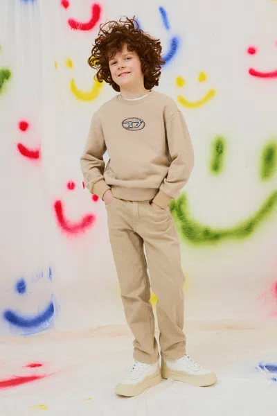 Diesel Kids' Colored Regular Joggjeans In Neutral