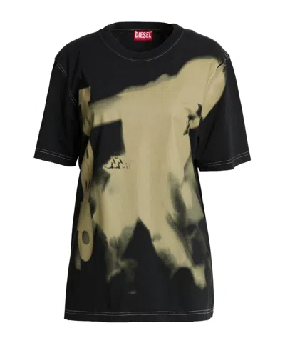 Diesel Colorful Printed Tshirt In Multi