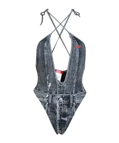 Diesel Colorful Swimsuit In Blue