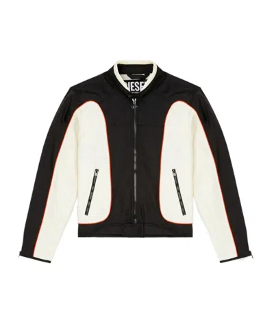 DIESEL DIESEL J-BLINK-A PIPING BIKER JACKET