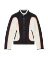 Diesel Blink Stand Collar Front Pockets Jacket In Black