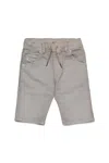 Diesel Drawstring Denim Shorts In Grey