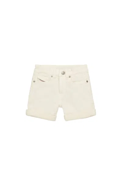 Diesel Babies' Coloured Joggjeans Shorts In Grey