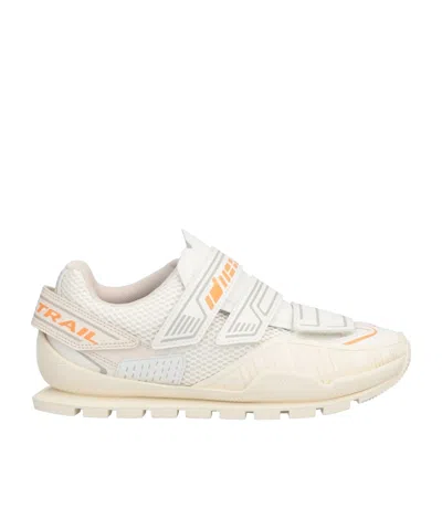 Diesel Comfortable And Breathable Colored Low-top Sports Shoes In White