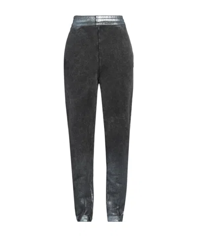 Diesel Comfortable And Stylish Two-tone Sweatpants In Black