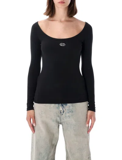 Diesel Contemporary Essential T-shirt For Women In Black