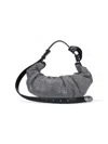 Diesel Contemporary Silver Bag With Structured Design In Gray