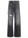 Diesel 1996 D-sire Low-rise Wide-leg Jeans In Grey