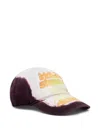 Diesel Chris Tie-dye Curved Brim Round Crown In Multicolour