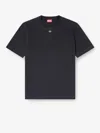 Diesel Mens 9xx T-madjust-tr Branded Cotton-jersey T-shirt In Black