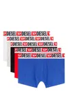 Diesel Cotton Boxer Briefs (pack Of Five) In Blue