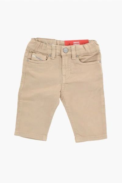 Diesel Cotton Casual D-gale-b Pants In Neutral