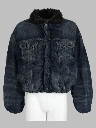 Diesel Cotton Denim Unisex Jacket