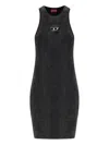 Diesel Cotton Dress In Black