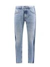 DIESEL COTTON JEANS WITH BACK LOGO PATCH