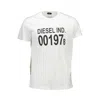 Diesel White Cotton Men T-shirt