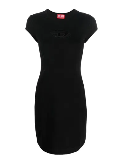 Diesel D-angie Dress In Black