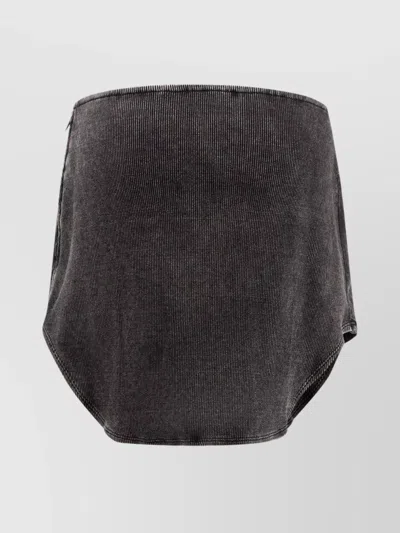 Diesel Cotton Mini Skirt Featuring Elastic Waistband