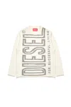 Diesel Cotton Pullover In Grey