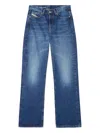 Diesel Womens 01 1996 D-sire Wide-leg Denim Jeans In Blue