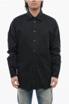 Diesel Cotton S-limo Shirt With Spread Collar
