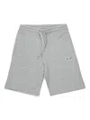 Diesel Cotton Shorts In 灰色