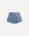 Diesel Distressed Denim Denim Shorts In Blue