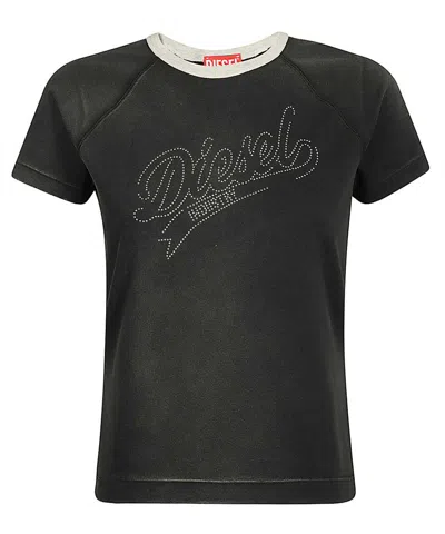 Diesel Cotton T-shirt In Black