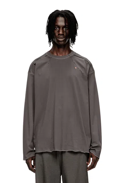Diesel Cotton T-shirt In Gray