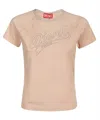 Diesel Cotton T-shirt In Pink