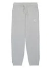 Diesel Pantaloni Jogger In Felpa Con Logo Oval D In Grey