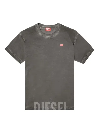 Diesel Cotton Tshirt With Logo Detail By Norm In Multi