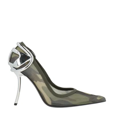 Diesel Courts Pumps In Green